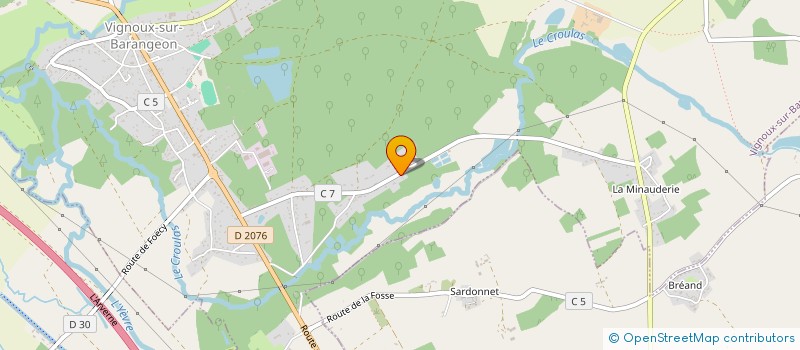 localisation de l'entreprise MADAME ISABELLE DE MOURA  VIGNOUX-SUR-BARANGEON