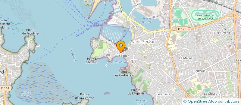 localisation de l'entreprise MADAME ISABELLE DE PARSCAU  SAINT-MALO