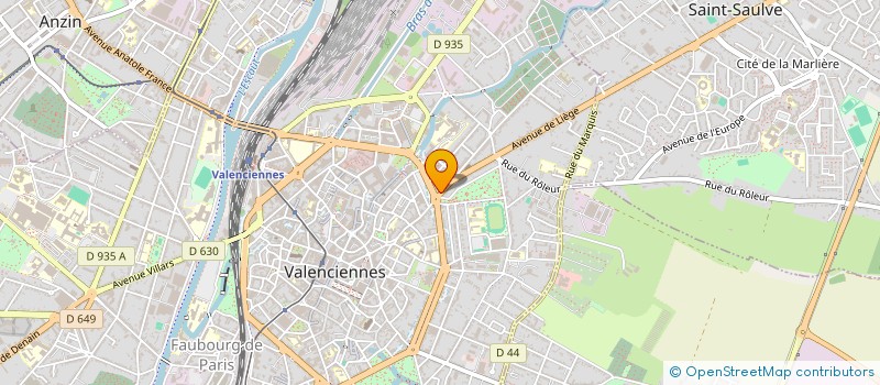 localisation de l'entreprise MADAME ISABELLE DE ROFFIGNAC à VALENCIENNES