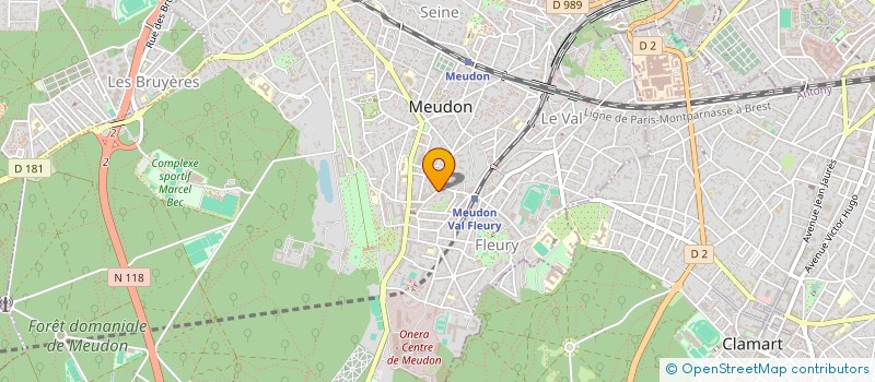 localisation de l'entreprise MADAME ISABELLE DE SABRAN-PONTEVES à MEUDON