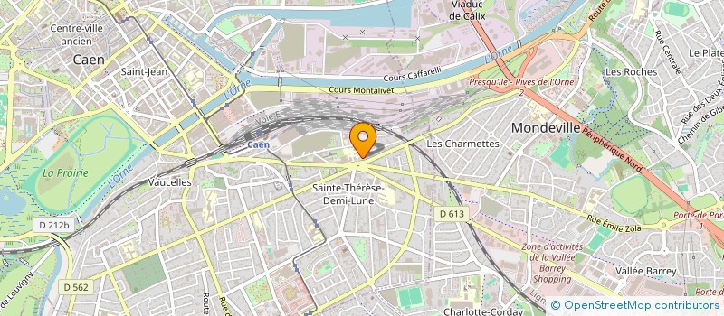 localisation de l'entreprise MADAME ISABELLE DE SAINT JORE à CAEN