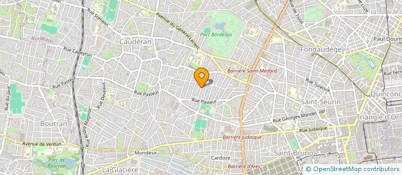 localisation de l'entreprise MADAME ISABELLE DE SALOBERT à BORDEAUX