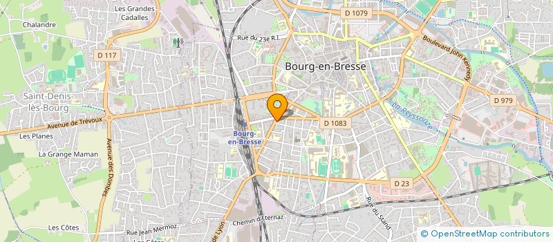 localisation de l'entreprise MADAME ISABELLE DE WINTER  BOURG-EN-BRESSE