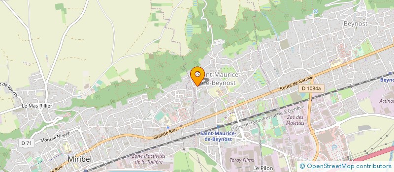 localisation de l'entreprise MADAME ISABELLE DEBARD  SAINT-MAURICE-DE-BEYNOST