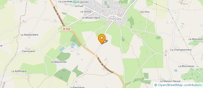 localisation de l'entreprise MADAME ISABELLE DEBAUD à SAINT-VIAUD