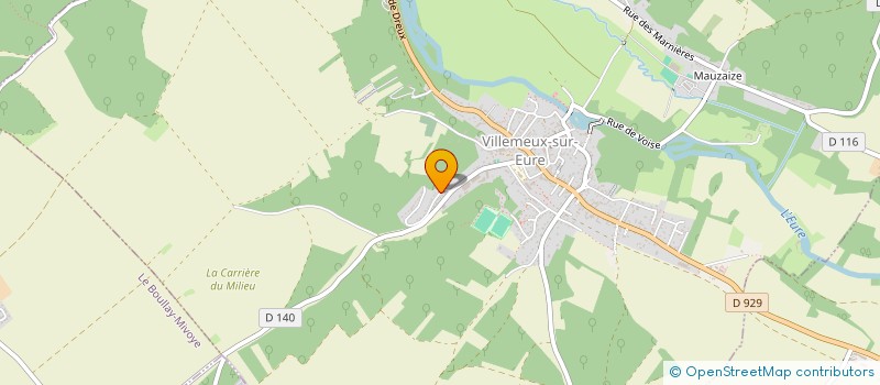 localisation de l'entreprise MADAME ISABELLE DEBIAIS à VILLEMEUX-SUR-EURE