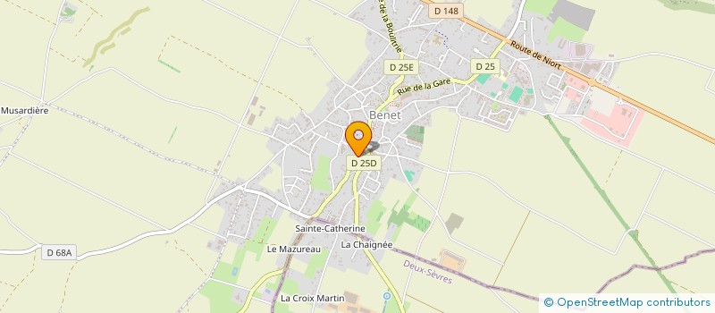 localisation de l'entreprise MADAME ISABELLE DEBORDE  BENET