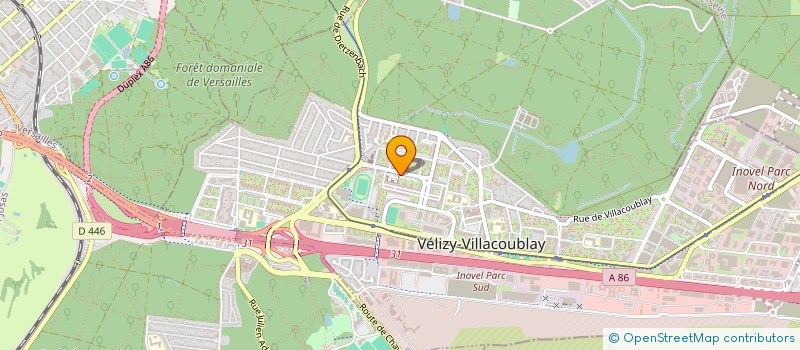 localisation de l'entreprise MADAME ISABELLE DEBRET  VELIZY-VILLACOUBLAY