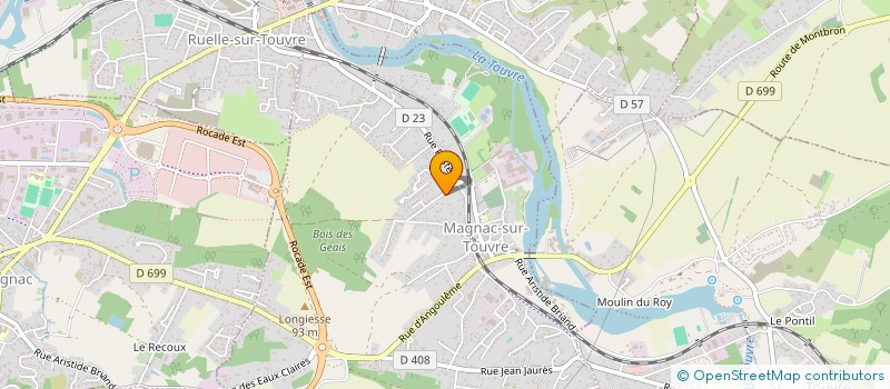 localisation de l'entreprise MADAME ISABELLE DEBRYCKE  MAGNAC-SUR-TOUVRE