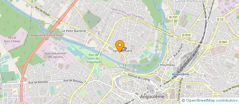 localisation de l'entreprise MADAME ISABELLE DEBUS-GUINCHI à ANGOULEME