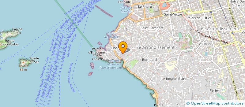 localisation de l'entreprise MADAME ISABELLE DECAMPS à MARSEILLE