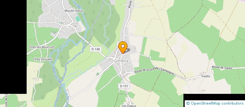 localisation de l'entreprise MADAME ISABELLE DEDOUCHE  GIMEUX