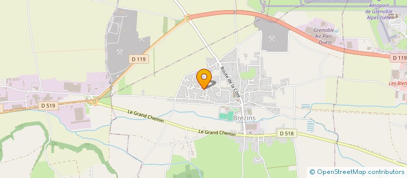 localisation de l'entreprise MADAME ISABELLE DEFLANDRE  BREZINS