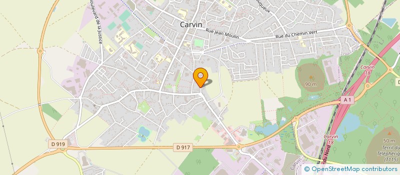 localisation de l'entreprise MADAME ISABELLE DEFONTAINE  CARVIN