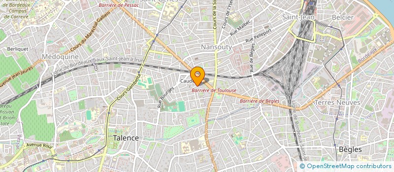 localisation de l'entreprise MADAME ISABELLE DEGUINE à TALENCE