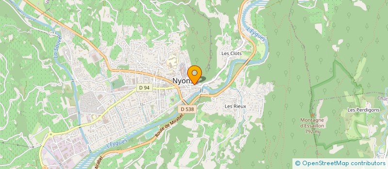 localisation de l'entreprise MADAME ISABELLE DEHAEZE à NYONS