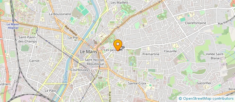 localisation de l'entreprise MADAME ISABELLE DEHEE à LE MANS