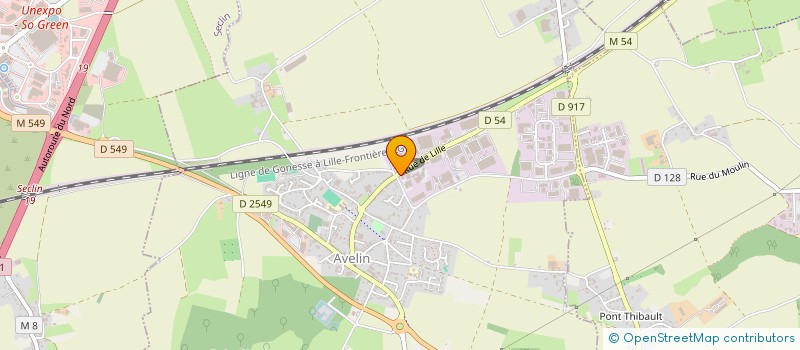 localisation de l'entreprise MADAME ISABELLE DEHOSSE  MERIGNIES