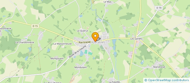localisation de l'entreprise MADAME ISABELLE DEJOUHET  AZERABLES