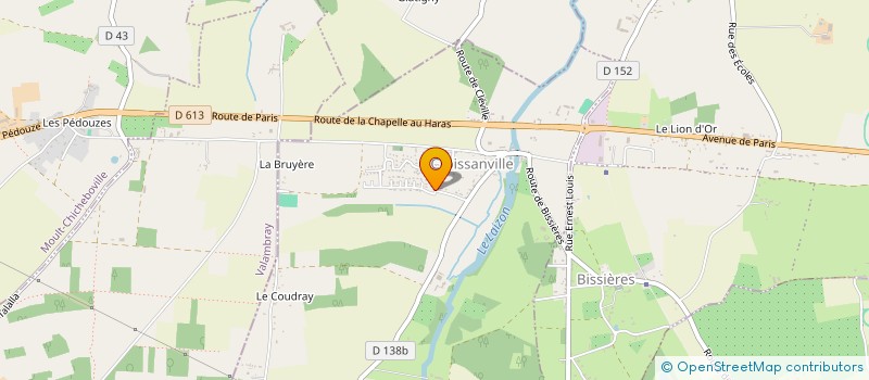 localisation de l'entreprise MADAME ISABELLE DELACOTTE à MEZIDON VALLEE D'AUGE
