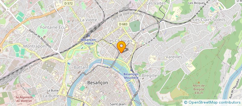 localisation de l'entreprise MADAME ISABELLE DELAFIN à BESANCON