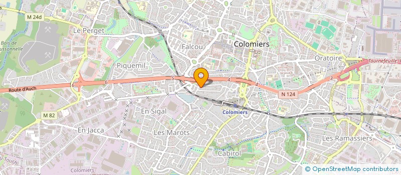 localisation de l'entreprise MADAME ISABELLE DELAGARDE à COLOMIERS