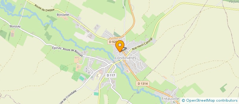 localisation de l'entreprise MADAME ISABELLE DELAMOTTE  LONDINIERES