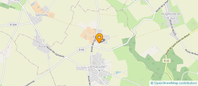 localisation de l'entreprise MADAME ISABELLE DELANGLE  EMANVILLE