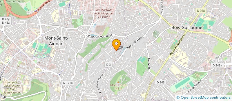 localisation de l'entreprise MADAME ISABELLE DELAPORTE à MONT-SAINT-AIGNAN