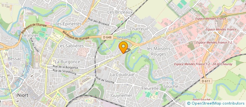 localisation de l'entreprise MADAME ISABELLE DELAUNAY à NIORT