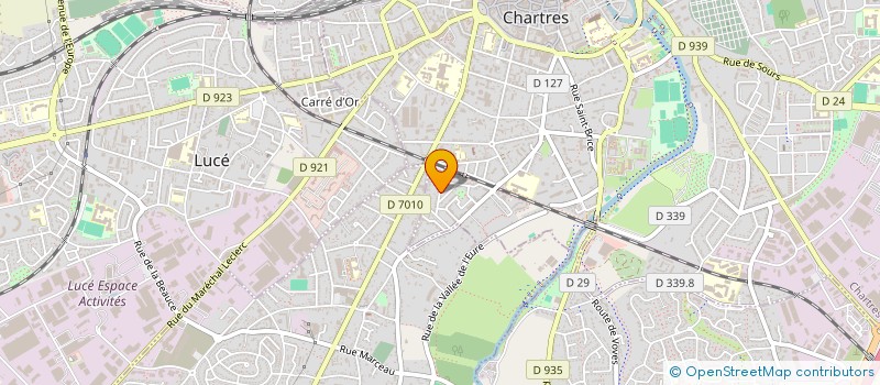 localisation de l'entreprise MADAME ISABELLE DELENTE à CHARTRES