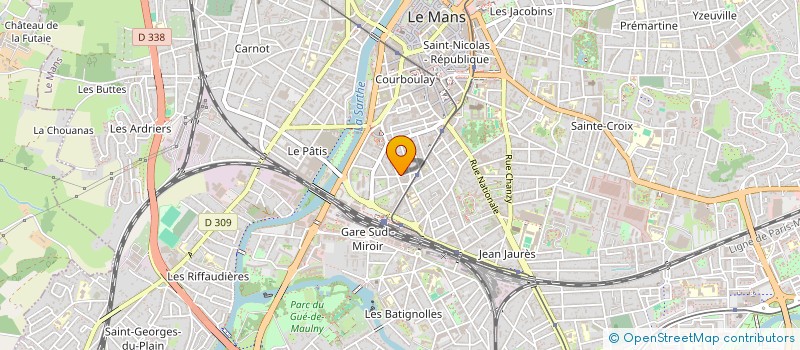 localisation de l'entreprise MADAME ISABELLE DELERIA  LE MANS