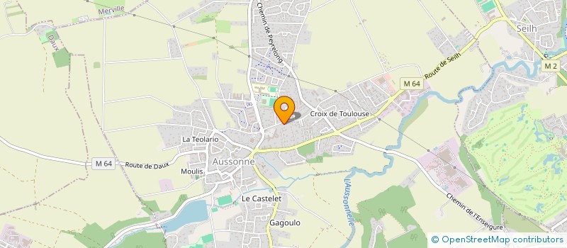 localisation de l'entreprise MADAME ISABELLE DELHOMMEAU à AUSSONNE