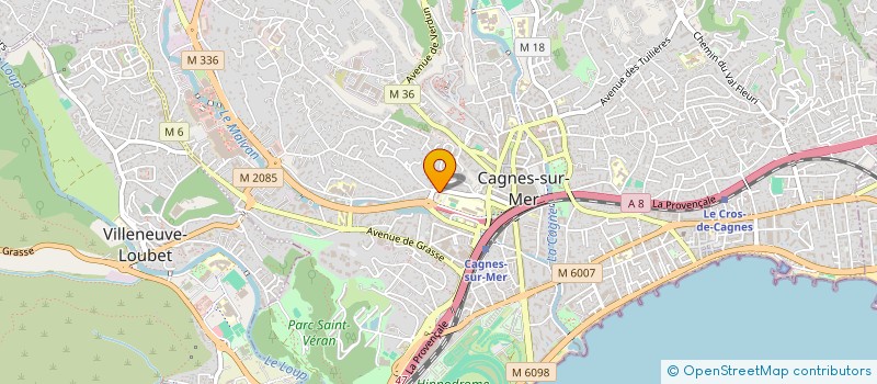 localisation de l'entreprise MADAME ISABELLE DELHOUME  CAGNES-SUR-MER