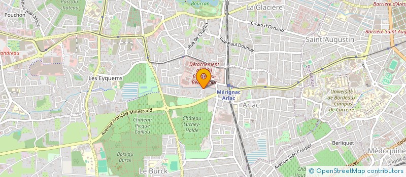 localisation de l'entreprise MADAME ISABELLE DELOCHE  MERIGNAC