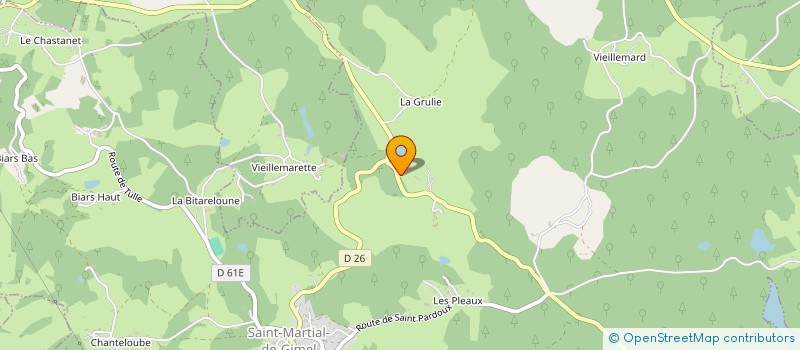 localisation de l'entreprise MADAME ISABELLE DELON  TULLE