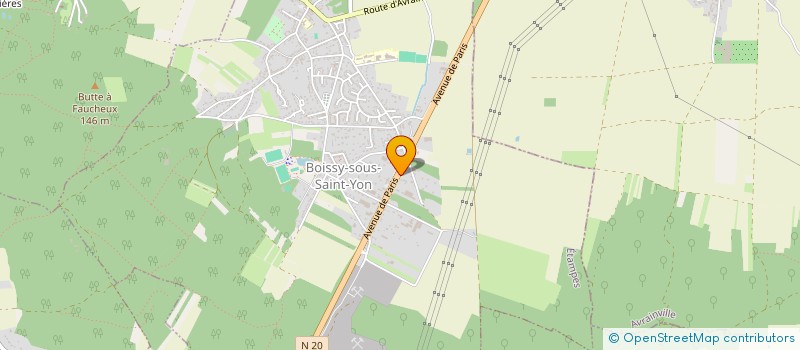 localisation de l'entreprise MADAME ISABELLE DELORME  BOISSY-SOUS-SAINT-YON