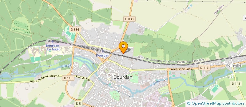 localisation de l'entreprise MADAME ISABELLE DEMAY à DOURDAN