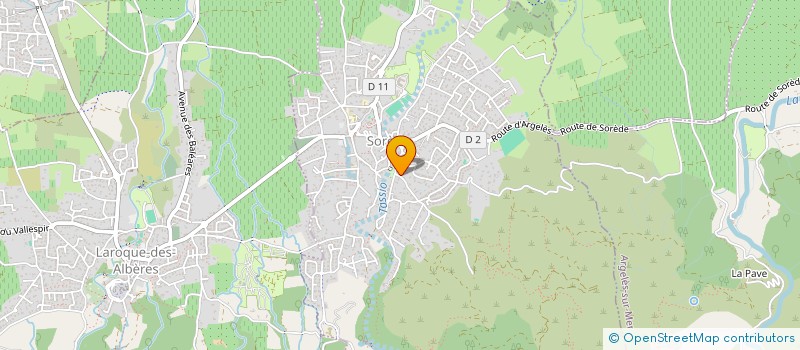 localisation de l'entreprise MADAME ISABELLE DEMAZURE  SOREDE