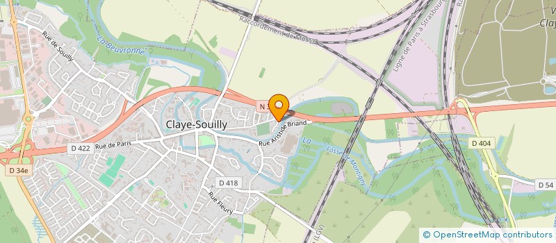 localisation de l'entreprise MADAME ISABELLE DEMEAUTIS  CLAYE-SOUILLY