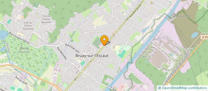 localisation de l'entreprise MADAME ISABELLE DEMILECAMPS  BRUAY-SUR-L'ESCAUT