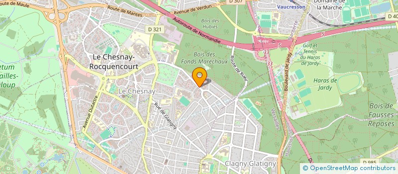 localisation de l'entreprise MADAME ISABELLE DEMON  LE CHESNAY-ROCQUENCOURT