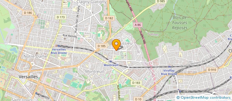 localisation de l'entreprise MADAME ISABELLE DEMORRE à VERSAILLES