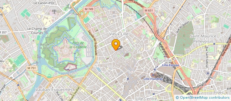 localisation de l'entreprise MADAME ISABELLE DEMOUSTIER  LILLE