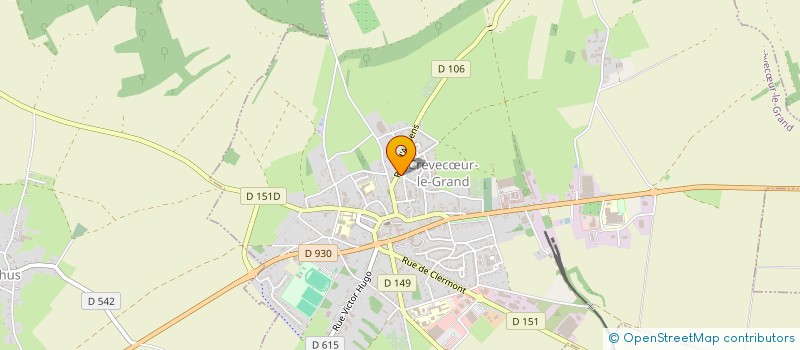 localisation de l'entreprise MADAME ISABELLE DENEUX  CREVECUR-LE-GRAND