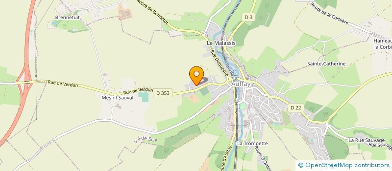 localisation de l'entreprise MADAME ISABELLE DEPECKER  VAL-DE-SCIE