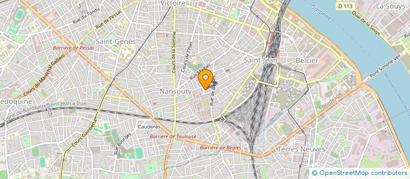 localisation de l'entreprise MADAME ISABELLE DERAT à BORDEAUX
