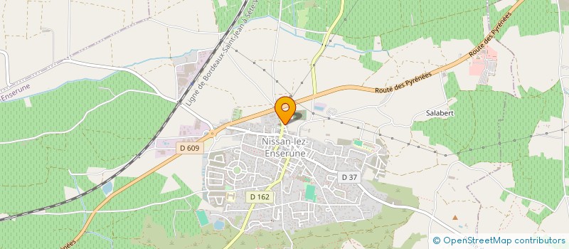 localisation de l'entreprise MADAME ISABELLE DERIAZ  NISSAN-LEZ-ENSERUNE