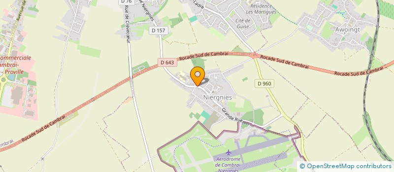 localisation de l'entreprise MADAME ISABELLE DERIEUX  NIERGNIES