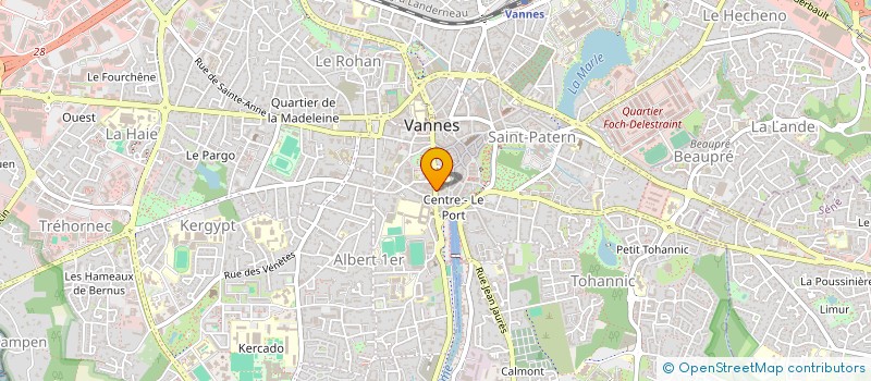 localisation de l'entreprise MADAME ISABELLE DEROBIEN à VANNES